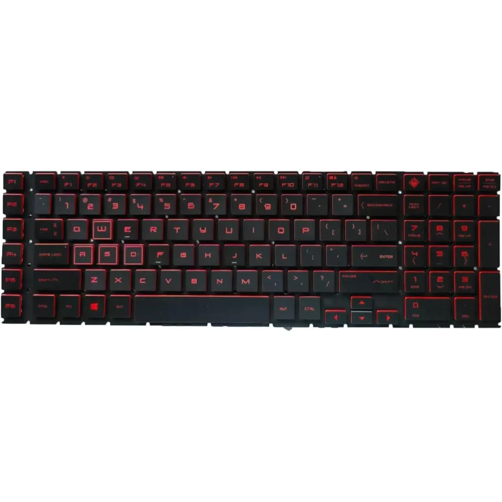 Keyboard HP Omen 17-CB, Red Backlit, US HP