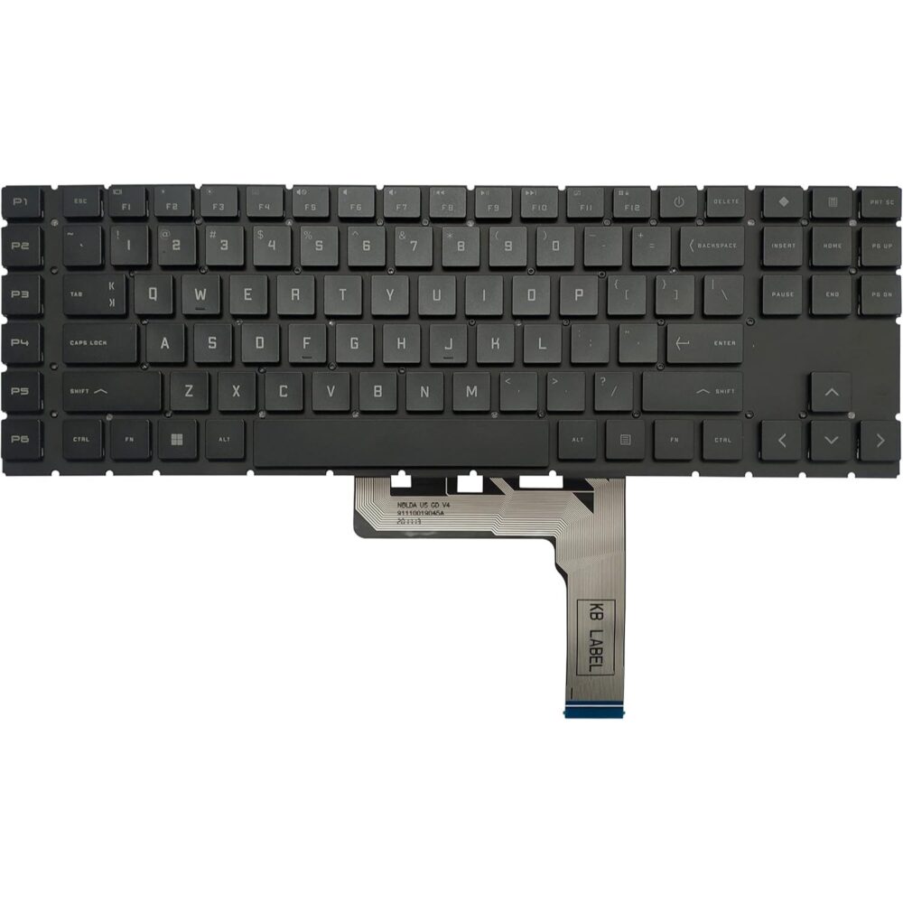 Keyboard HP Omen 17-CK, Black, Backlit, US HP