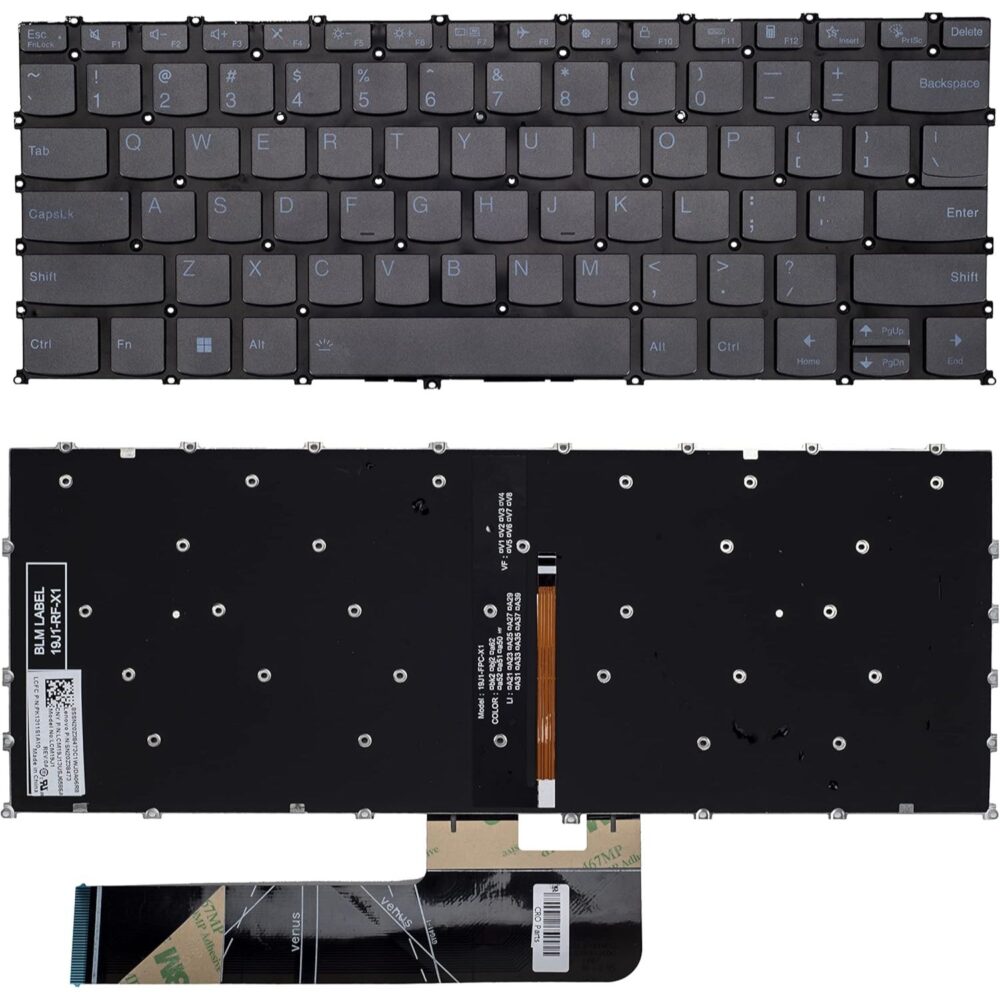 Keyboard Lenovo Flex 5 14, Black, Backlit, US Lenovo