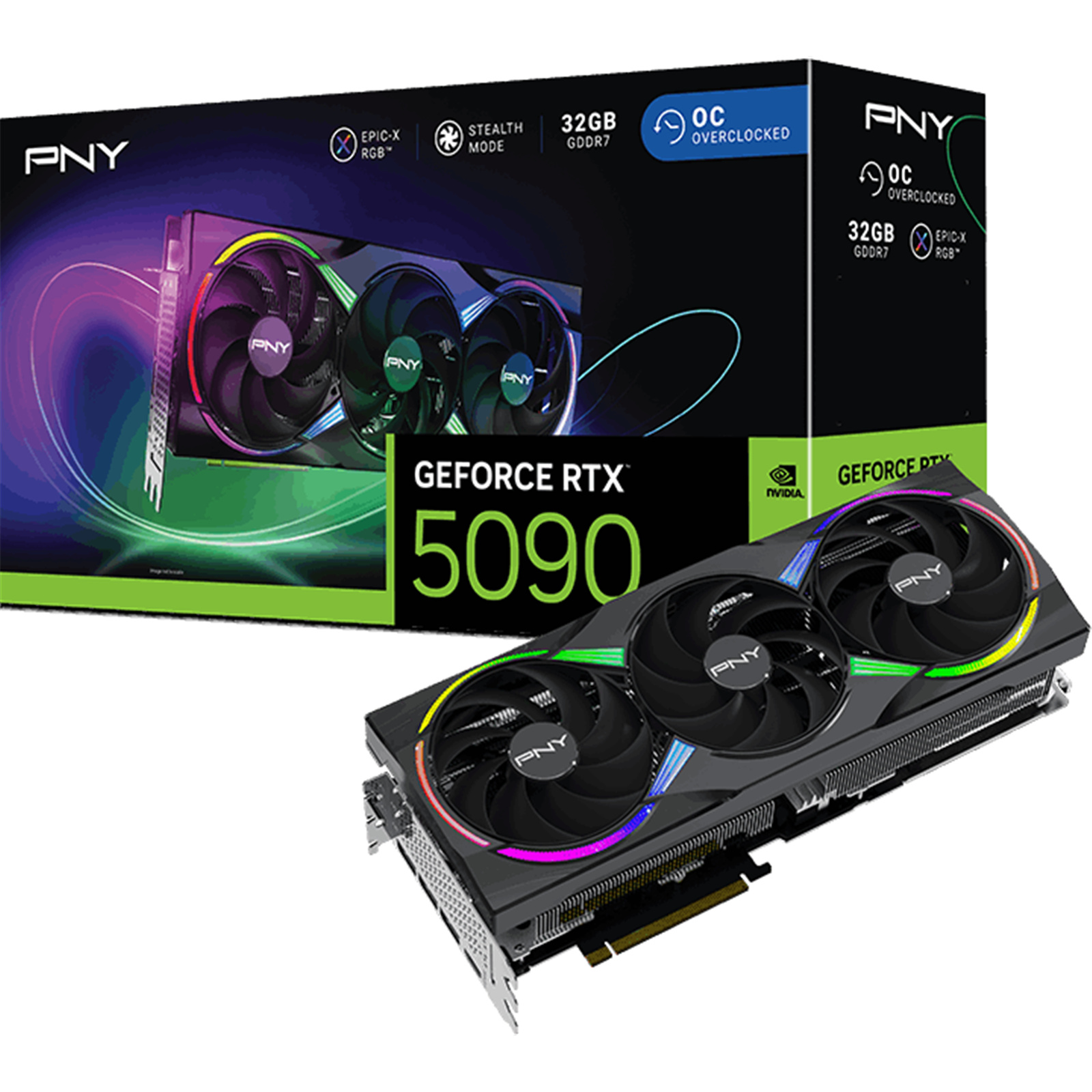 PNY RTX5090 ARGB EPIC-X OC 32GB GDDR7 VGA