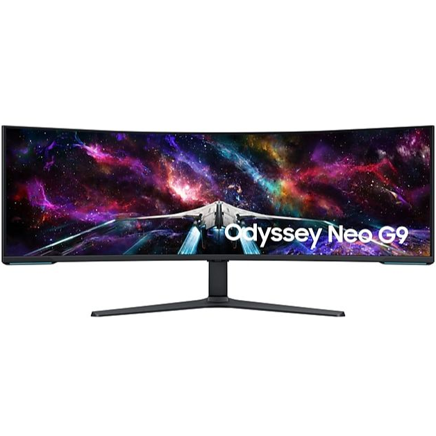 Samsung Odyssey Neo G9 G95NC, 57-inch Curved Gaming Monitor Dual-UHD, FreeSync Premium Pro, 240Hz, 1ms