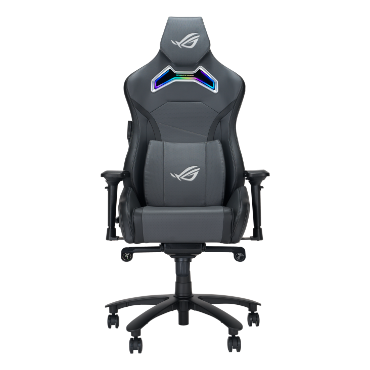 Asus ROG Chariot X Gaming Chair SL301W RGB, Aluminum frame, Premium PU Leather, Premium Materials, Gray