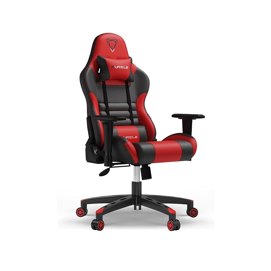 FURGLE CARRY SERIES RACING STYLE GAMING CHAIR Up to 149KG Red-Black