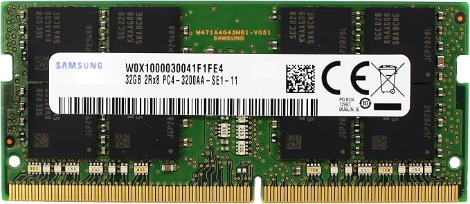 M471A1G43EB1-V051 SAMSUNG LAPTOP RAM DDR4 32GB 3200 MHZ C4-25600 DDR4 3200 MHZ SODIMM MEMORY