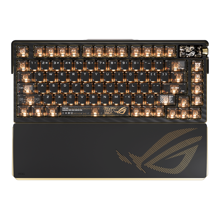 ASUS ROG Azoth extreme edition 20, Wireless Gaming Keyboard, RGB Per keys, Tri-Mode Connectivity